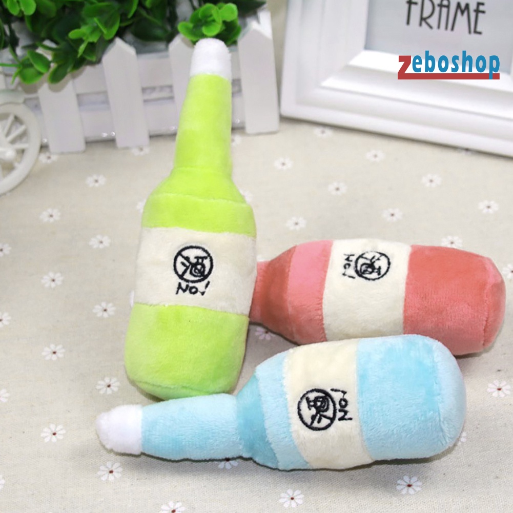 Đồ Chơi Nhồi Bông Mềm Mại Phát Ra Tiếng Kêu Vui Nhộn Cho Thú Cưng