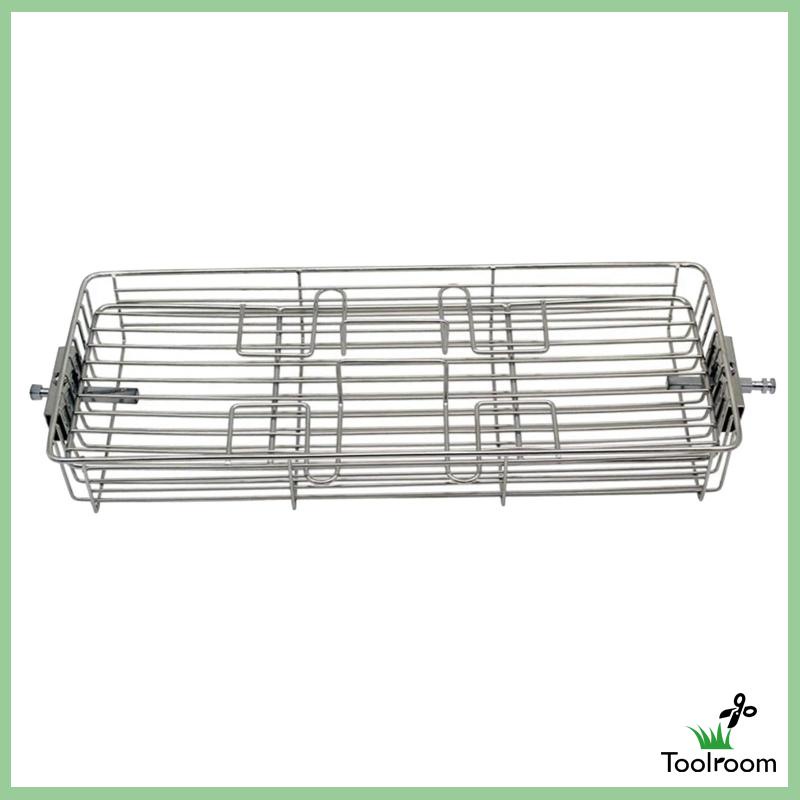 Lồng Xoay Nướng BBQ Bằng Thép Không Gỉ Cho Lò Vi Sóng 25-30L