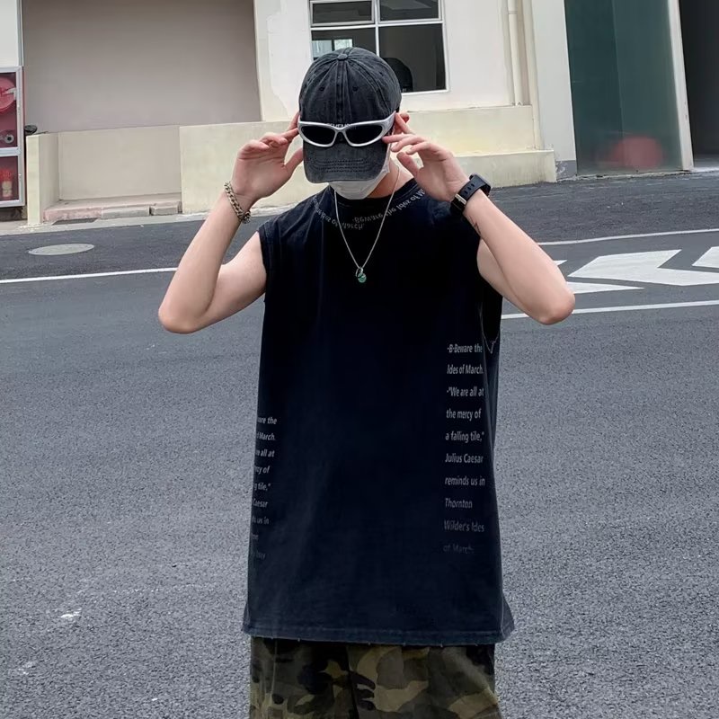 Áo Sát Nách Cổ Tròn Thời Trang Mùa Hè Cho Nam