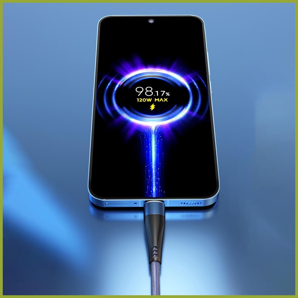 Dây Cáp Sạc USB Type C 120W 10A Cho Điện Thoại