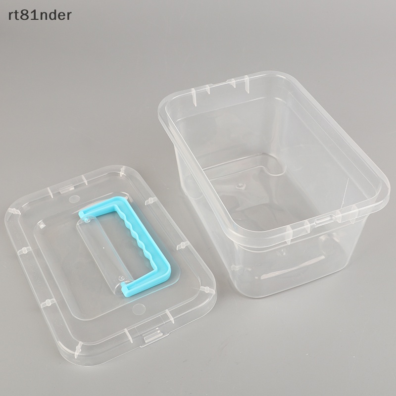 Rt Hộp Nhựa Mini Hình Vuông Trong Suốt Đựng Trang Sức
