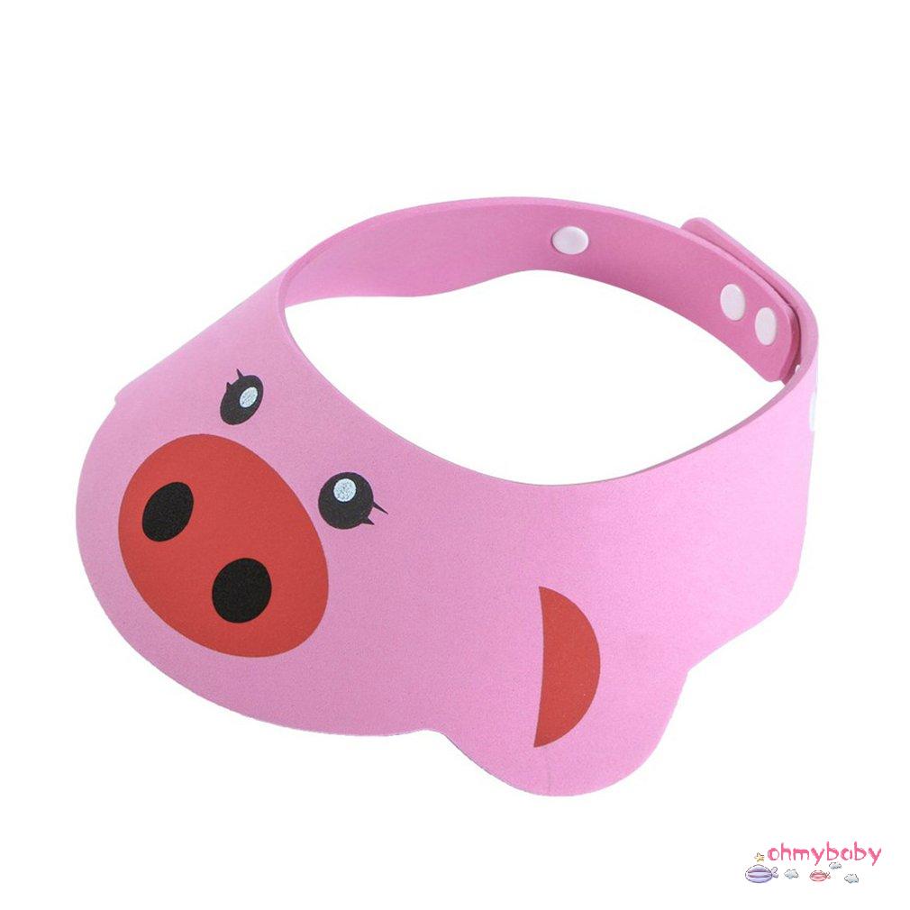 [InStock] Nón Tắm Có Thể Điều Chỉnh Cho Trẻ Sơ Sinh Tập Đi Em Dầu Gội Rửa Tóc Lá Chắn Trực Tiếp Áo Mũ Chăm Sóc [Z/2]