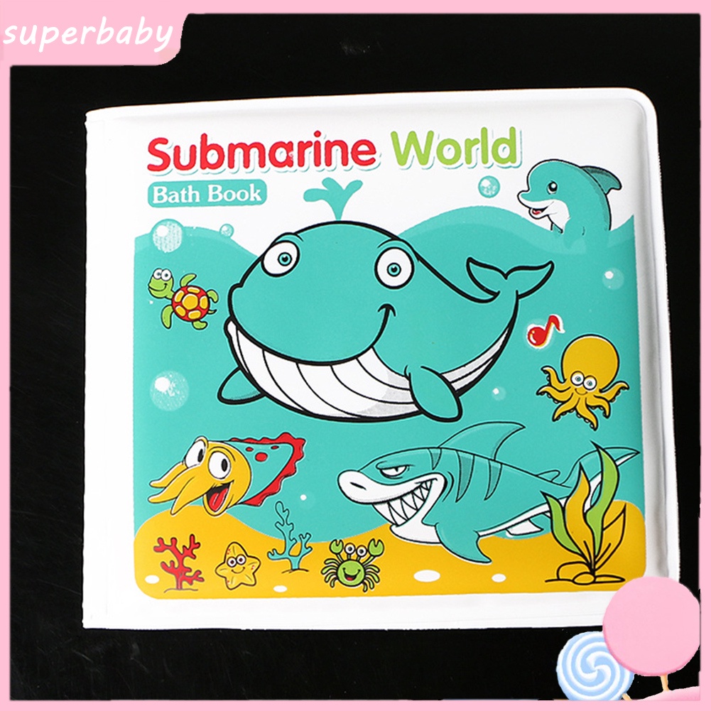 Sách Đồ Chơi Nhà Tắm Bằng EVA Chống Nước In Số Động Vật Hoạt Hình Phát Triển Trí