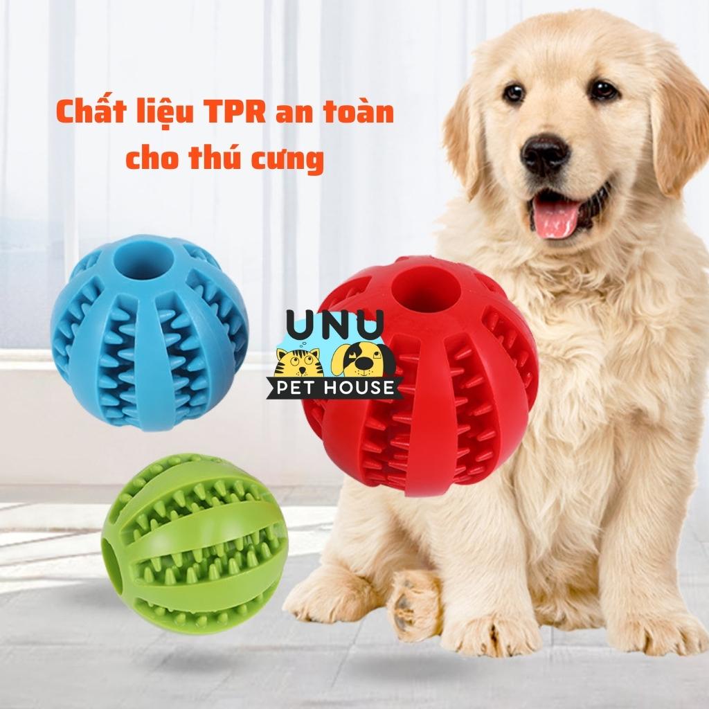 Đồ chơi cho chó gặm, bóng cao su gặm sạch răng an toàn cho thú cưng, đường kính 5cm – UNU Pet House