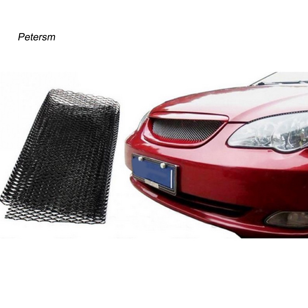 Tấm Lưới Tản Nhiệt Bằng Hợp Kim Nhôm PP Hình Lục Giác Kích Thước 6x12mm Thông Dụng Cho Xe Hơi