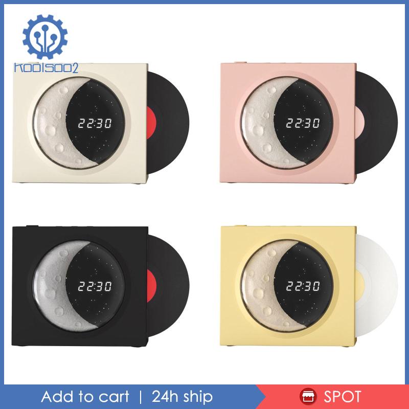 Loa Bluetooth Vinyl Koolsoo2 Kèm Đồng Hồ Cho Gia Đình / Văn Phòng / Tiệc Tùng