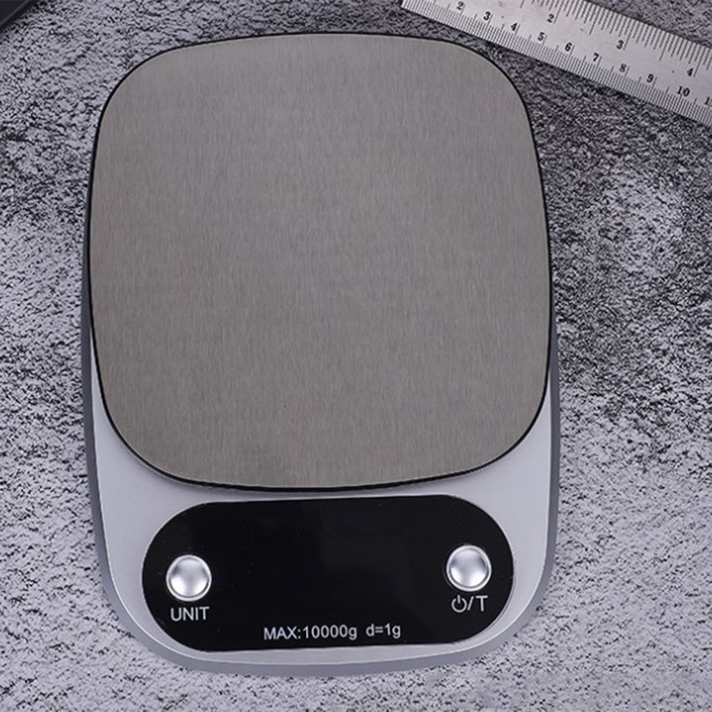 Cân Điện Tử Bằng Thép Không Gỉ Màn Hình Kỹ Thuật Số Tiện Dụng Cho Nhà Bếp