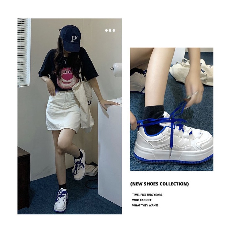 Giày Thể Thao Nữ Đế Dày Thời Trang Hàn Quốc Mới