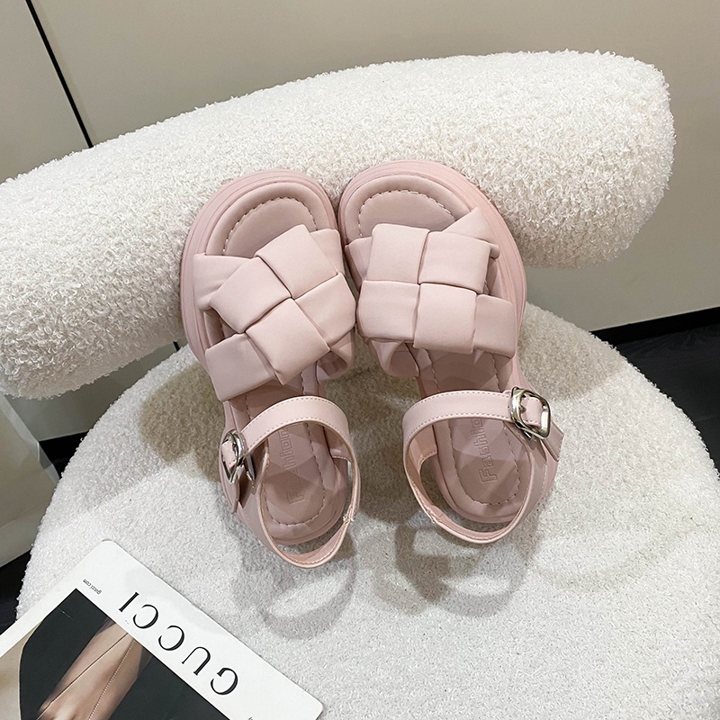 Xăng đan muffin Đế Dày Phong Cách Thể Thao Thời Trang Đi Biển Cho Nữ