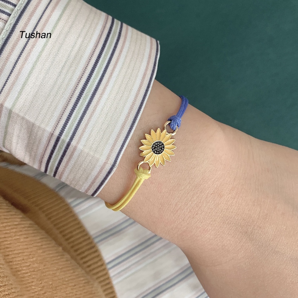 [Ts] Vòng Đeo Tay Dây Bện Hình Lá Cờ Anh Handmade Có Thể Điều Chỉnh Màu Sắc Làm Đạo Cụ