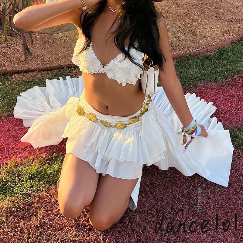 Chân Váy Xòe 1O1 Phong Cách Boho Thời Trang Cho Nữ