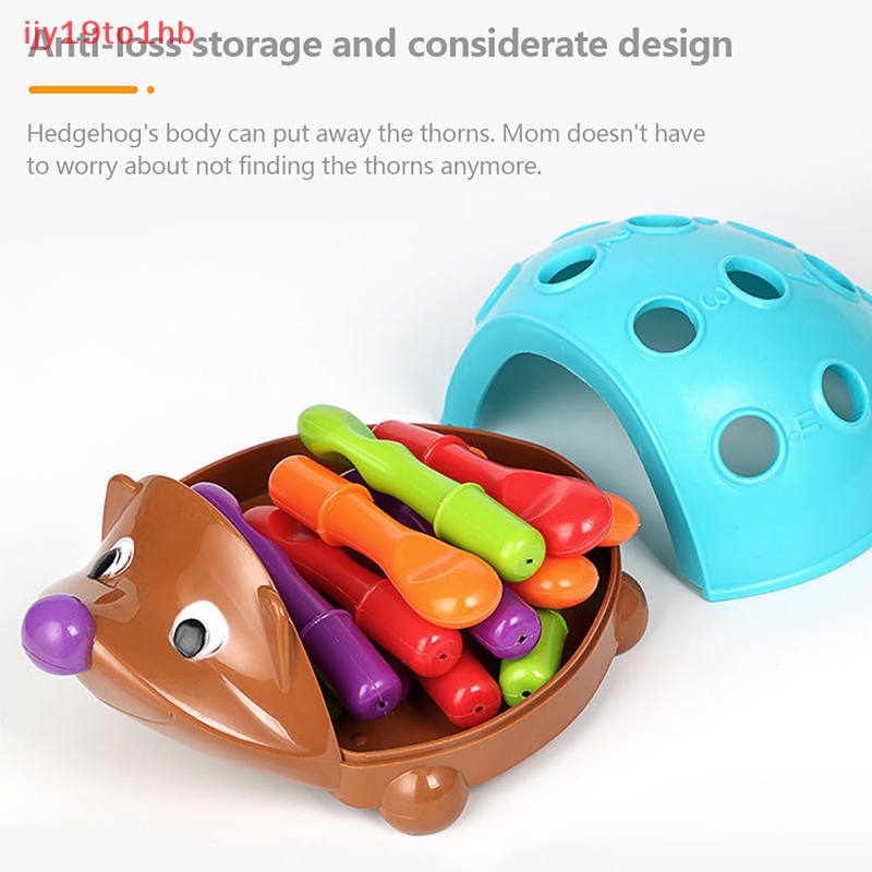 1 bộ đồ chơi giáo dục đồ chơi câu đố tập trung cho bé nhím nhỏ mới