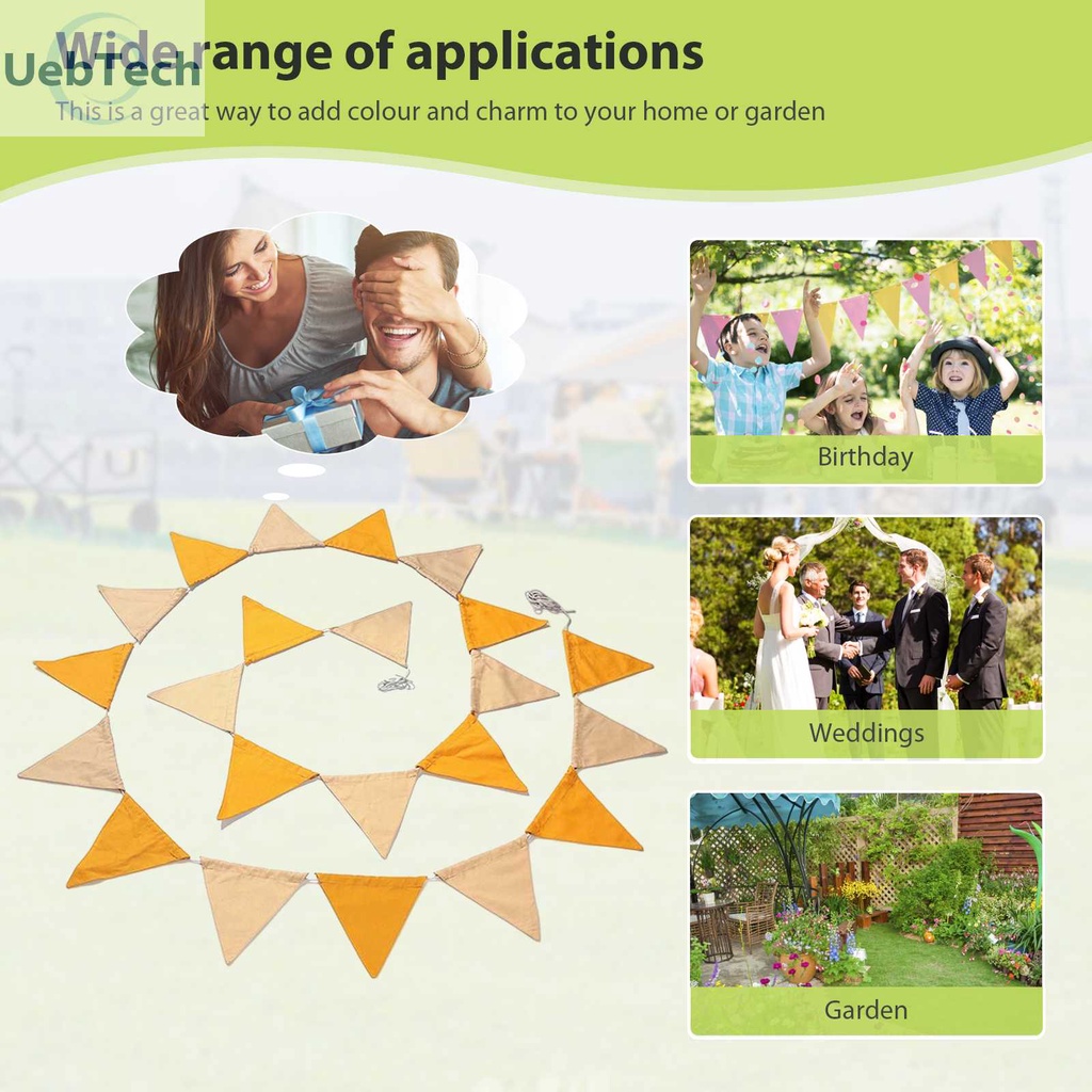 Cờ Tam Giác Treo Lều Cắm Trại Ngoài Trời Tiện Dụng