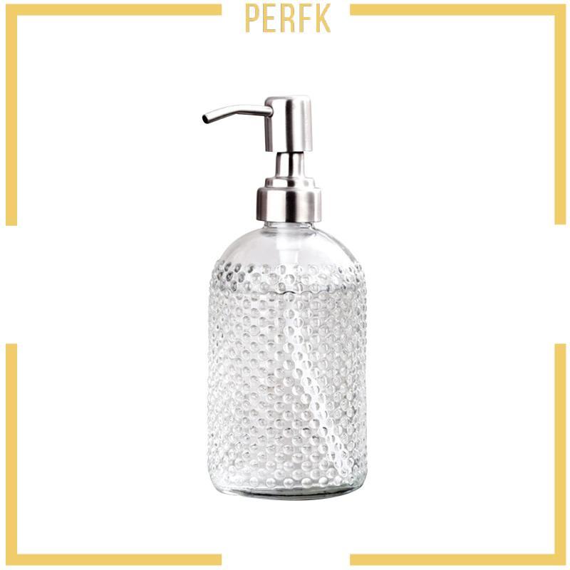 Bình Đựng Xà Phòng Rửa Tay Bằng Thủy Tinh Trong Suốt
