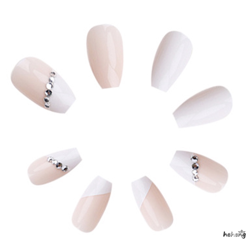Móng Tay Giả Múa Ba Lê Trong Suốt Dạng Nhấn Trang Nhã Và Thanh Lịch