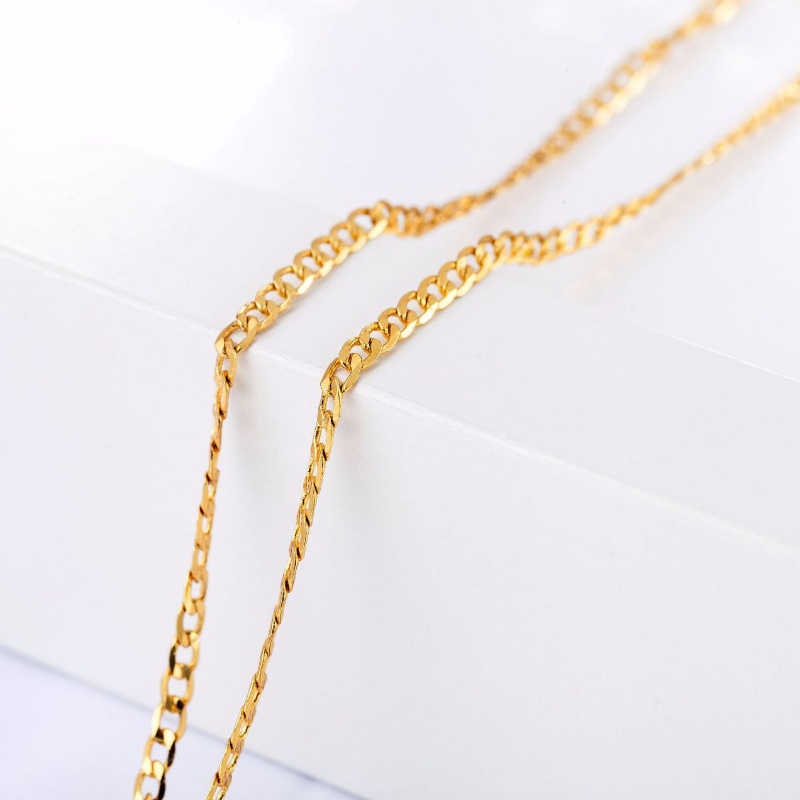 Vòng cổ Mạ Vàng 925 18k Kích Thước 3-3.5mm