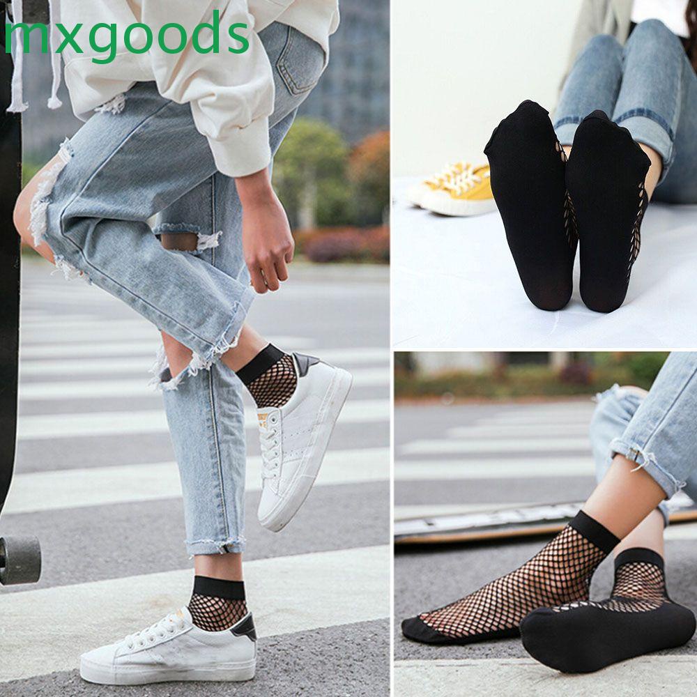 Đôi Vớ Lưới Màu Trơn Thời Trang Gợi Cảm Cho Nữ