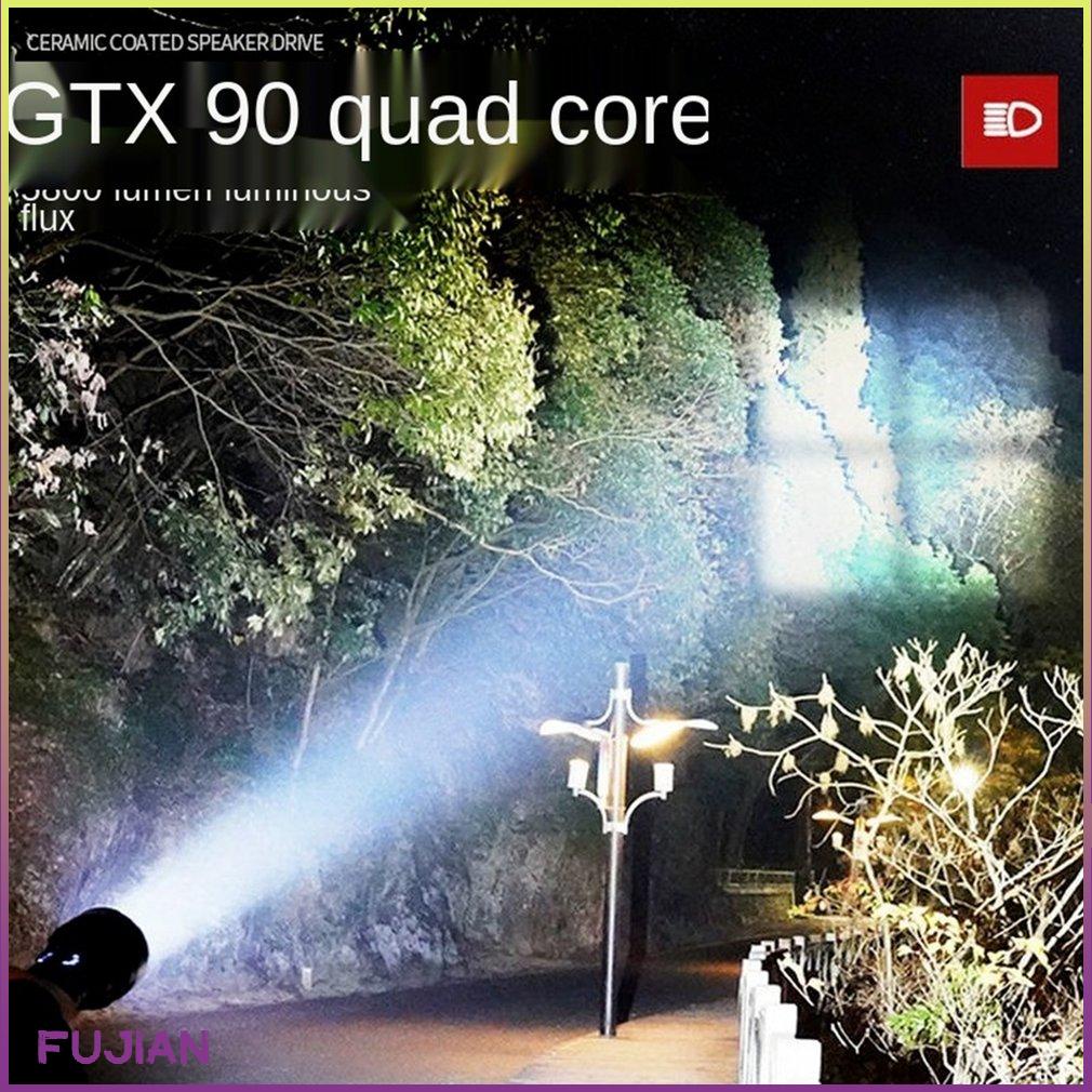 Quad-Core Bright Led Flashlight Strong Light Rechargeable Super Small Special Forces Outdoor Multi-Functional Spotlight