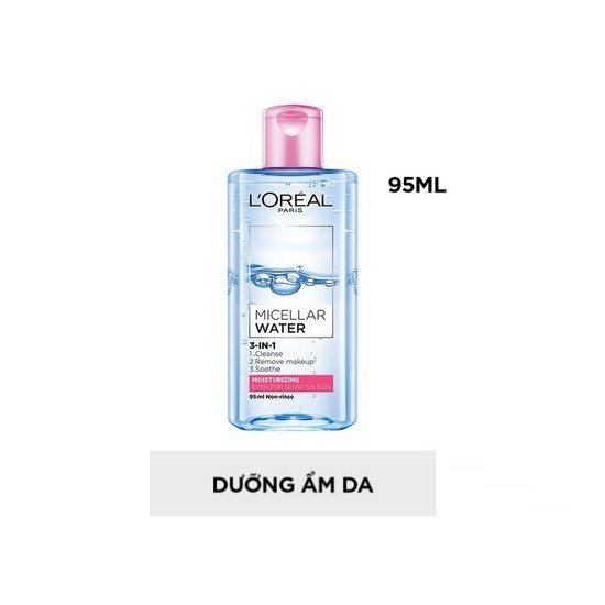 Nước tẩy trang 3in1 L’oreal Paris Micellar Water 400ml
