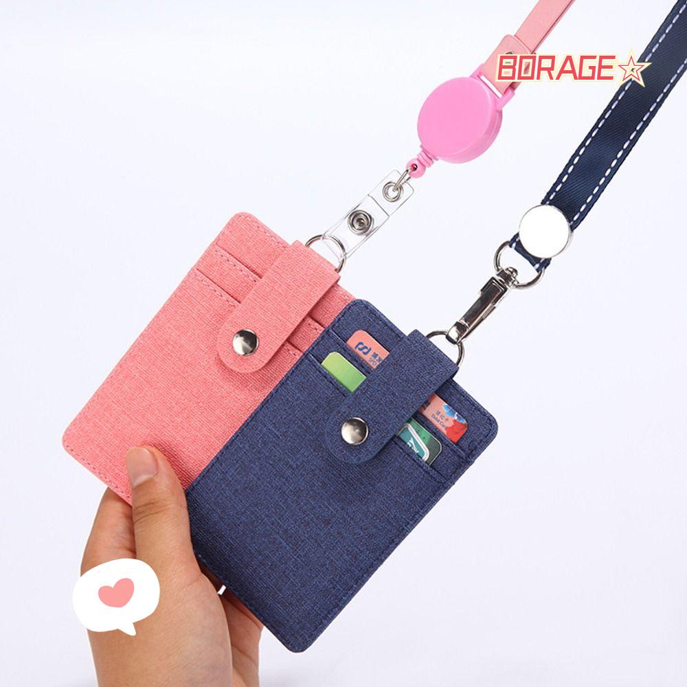 Bao Đựng Thẻ ID Bằng Da PU Cho Nam &amp; Nữ