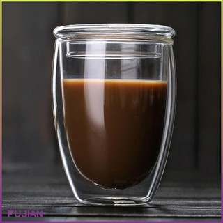 350Ml Cups Heat Resistant Double Wall Glass Insulated Espresso Tea Beer Mug Milk Juice Cup Drinkware Lover Coffee Gift
