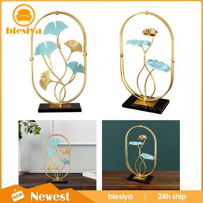 Mô Hình Chiếc Lá Bằng Kim Loại Dùng Trang Trí Bàn Cà Phê / Nhà Hàng