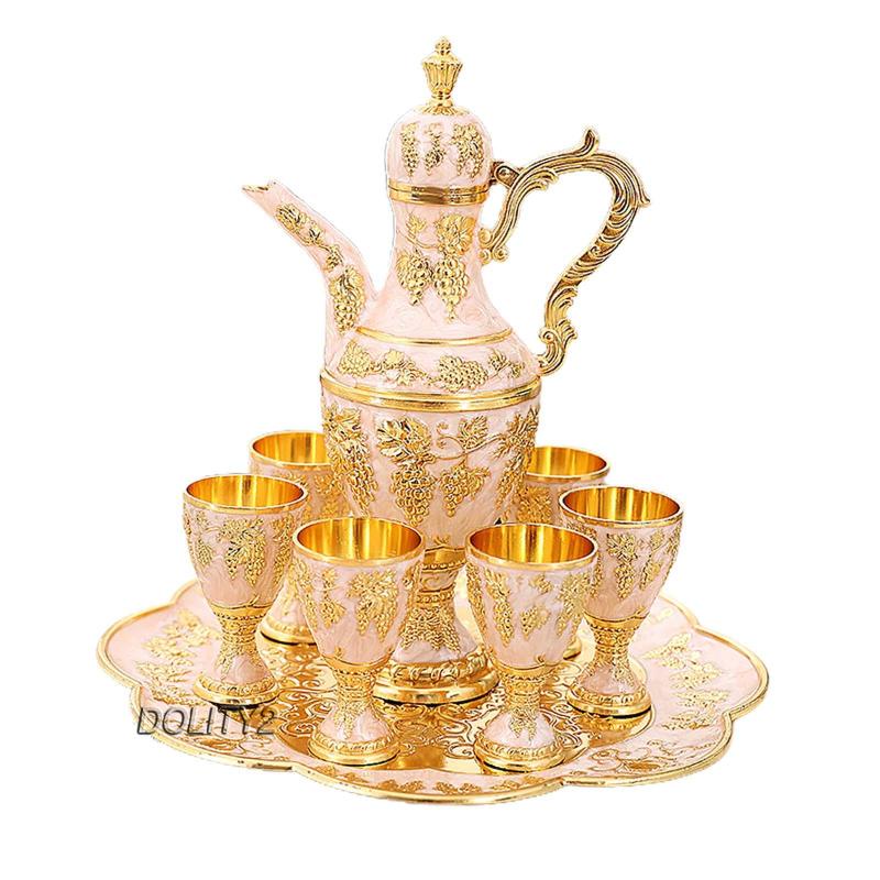 Set 2 Ấm Trà Phong Cách Châu Âu Sang Trọng Cho Tiệc Cưới