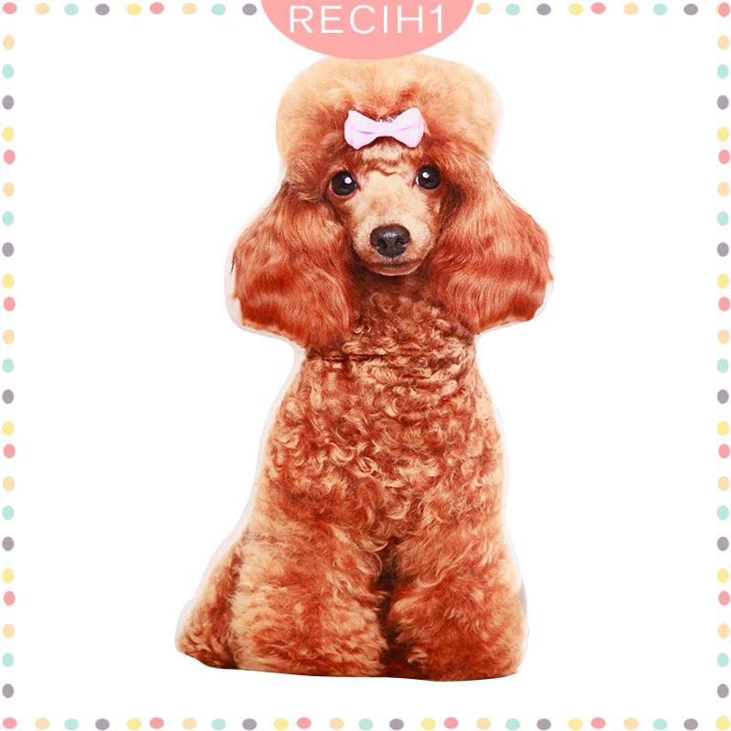 Thú Nhồi Bông Hình Động Vật 3D Mềm Mịn Thoải Mái Có Khóa Kéo Cho Bé