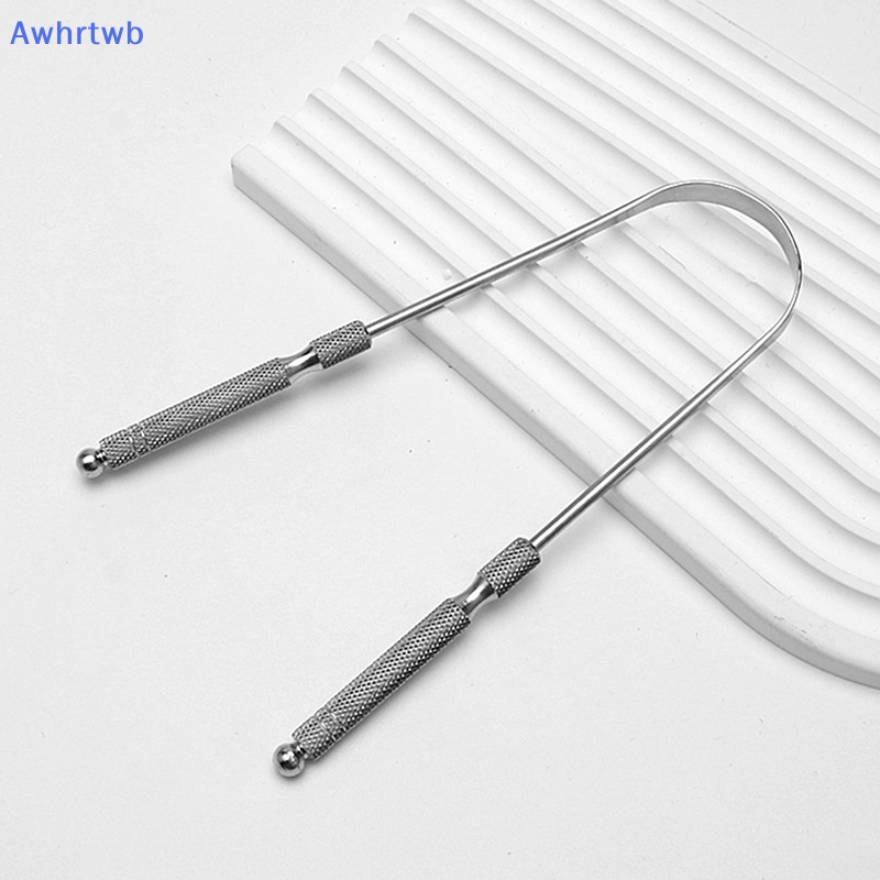 1 Dụng Cụ Nạo Lưỡi Bằng Thép Không Gỉ Làm Sạch Răng Miệng Mới
