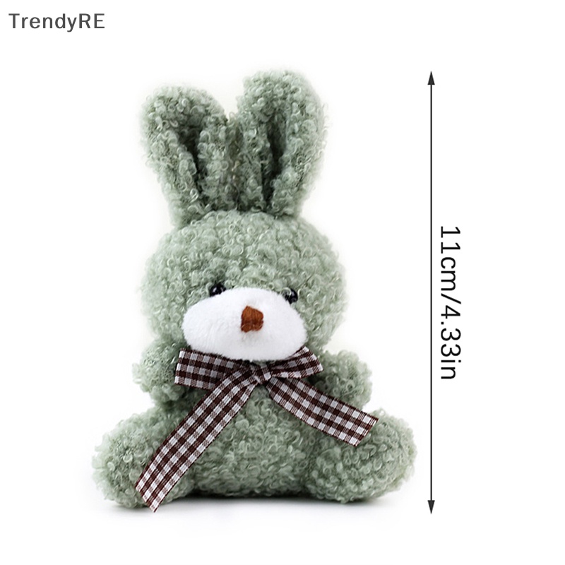 Móc Khóa Thỏ Nhồi Bông Mềm 11Cm Dễ Thương