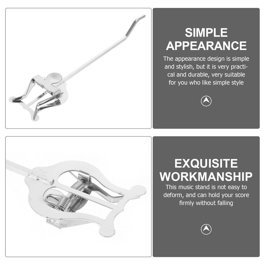 Giá Đỡ Kẹp Bản Nhạc Cụ Bằng Đồng Thau Phong Cách Phương Tây