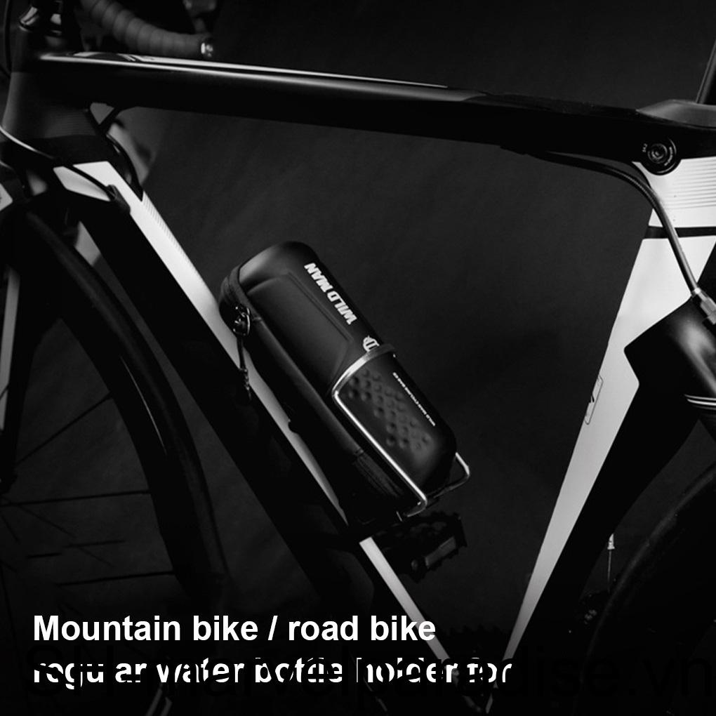 Túi Lưới Đựng Điện Thoại / Bình Nước Có Khóa Kéo Gắn Xe Đạp Leo Núi Tiện Lợi