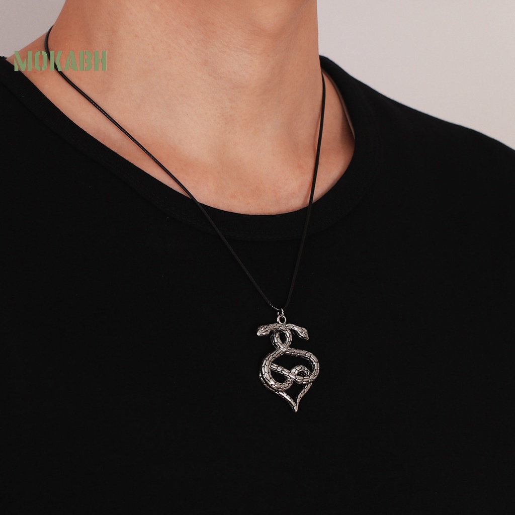 [Mới] Vòng cổ Mặt Hình Rắn Mạ Điện Phong Cách Punk Cá Tính Trang Trí Vòng cổ Cổ Điển Dành Cho Nữ