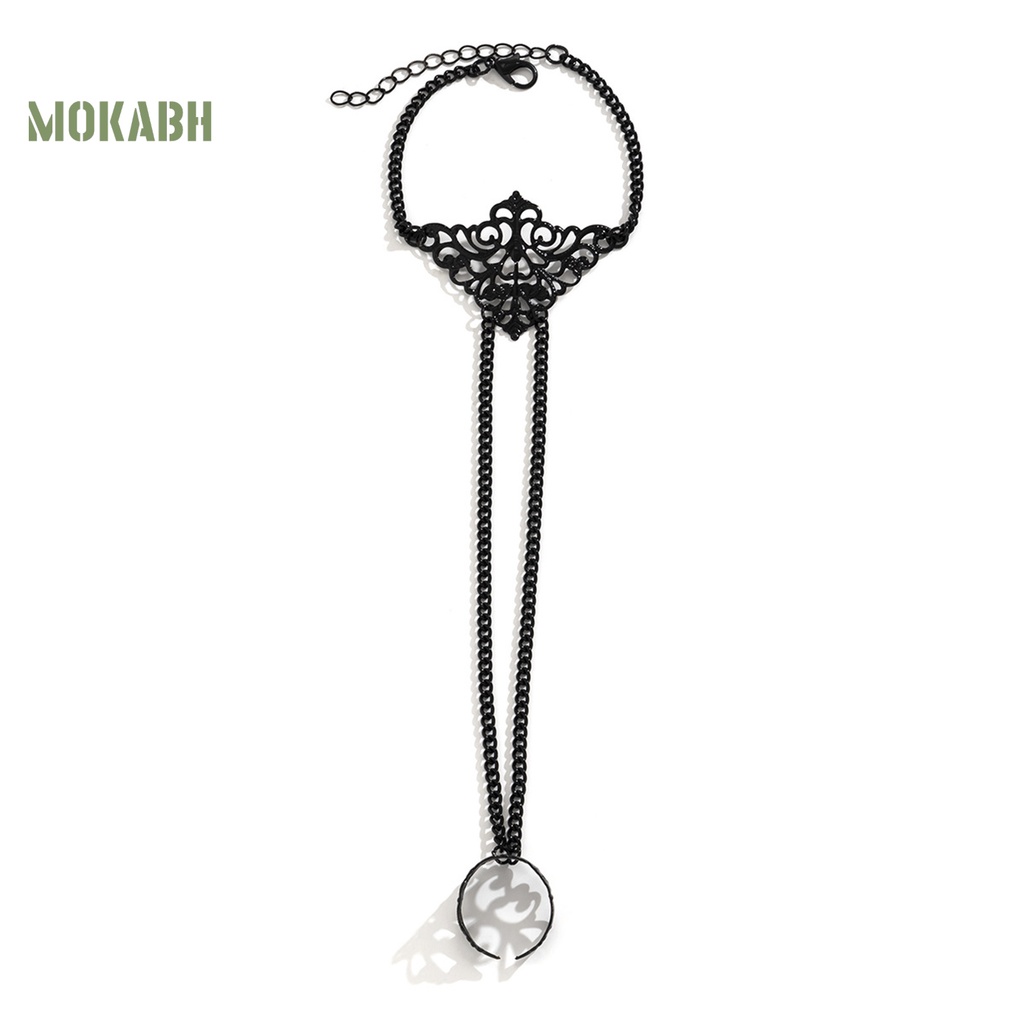 [Mới] Vòng Đeo Tay Dạng Hở Có Thể Điều Chỉnh Trang Trí Hình Đầu Lâu Cá Tính Đơn Giản Thời Trang Không Phai Màu Dành Cho Bạn Nữ