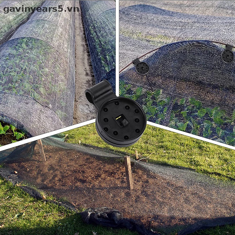 Set 10 Kẹp Nhựa Cố Định Tấm Che Nắng Cho Nhà Kính