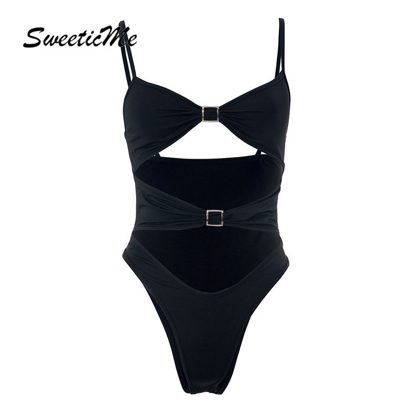 Bộ Áo Liền Quần Dáng Ôm Màu Trơn Thời Trang 2023 Quyến Rũ Dành Cho Nữ