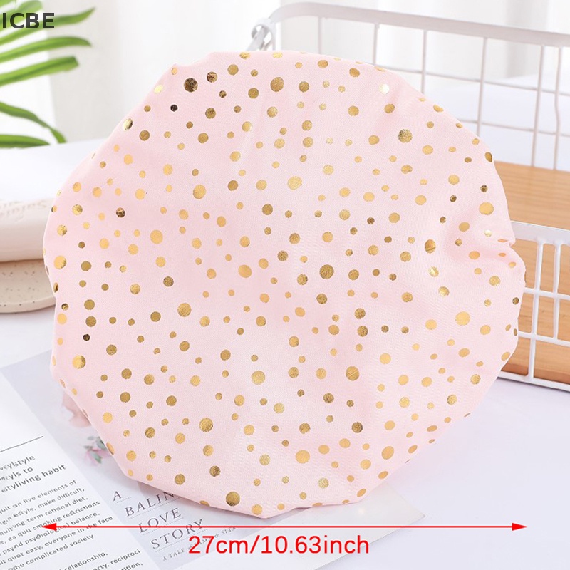 Mũ Trùm Đầu Bằng Polyester Dày Chống Nước Chống Bụi Khi Tắm