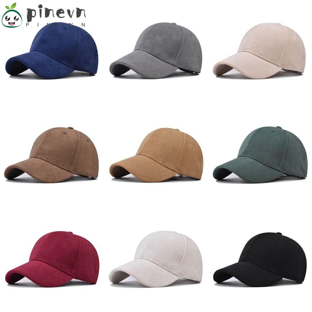 Mũ Lưỡi Trai Chất Liệu Da Lộn Màu Sắc Đơn Giản