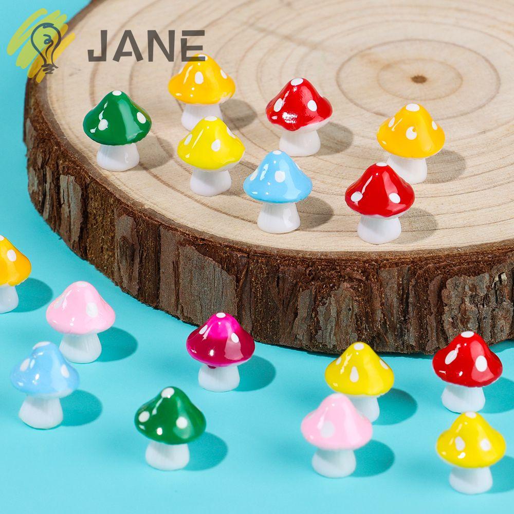 Bộ 10 Cây Nấm Màu Sắc Dùng Trang Trí Vườn Nhà Búp Bê