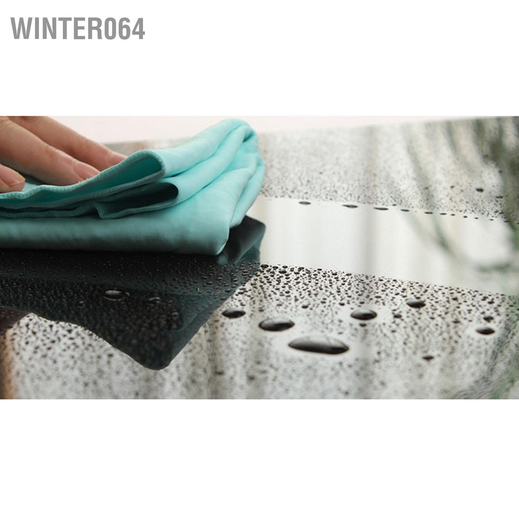 Winter064 Khăn Rửa Xe Vải Sấy Siêu Thấm Không Trầy Xước Cho Gia Đình Tự Động Vệ Sinh Cửa Sổ Thú Cưng