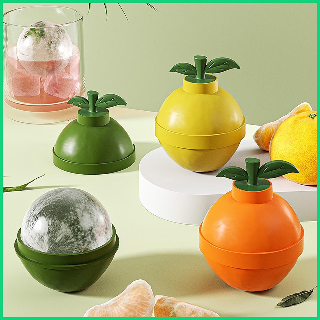 Khuôn Làm Đá Hình Cầu Bằng Silicone DIY Dễ Tháo Gỡ