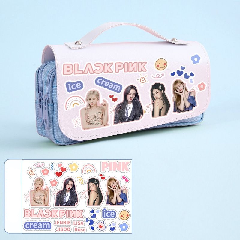 Túi Đựng Bút In Hình blackpink Dễ Thương Cho Học Sinh