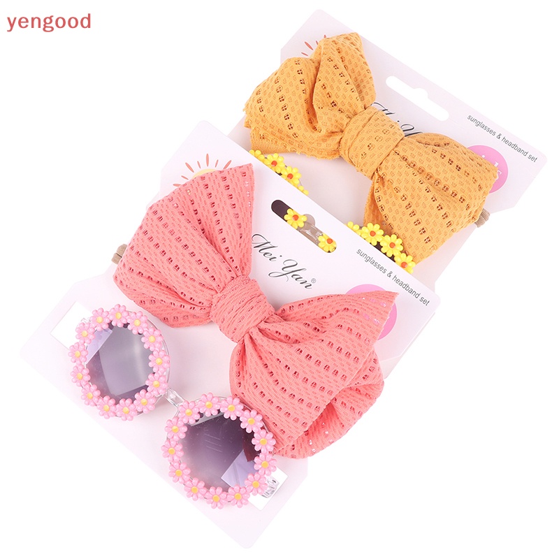 (YGD) Kính Râm Đính Nơ Không Gọng Dành Cho Trẻ Em