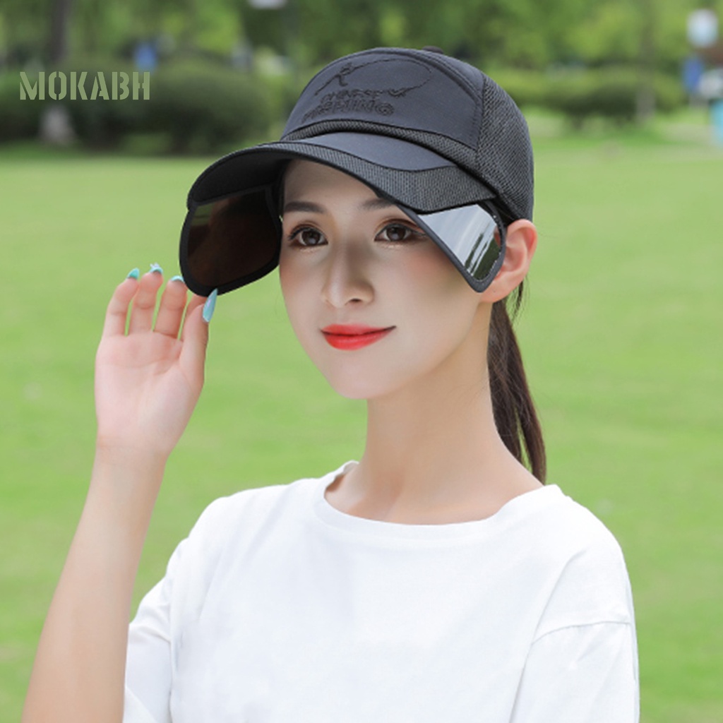 Mũ Lưỡi Trai Polyester Vành Thu Gọn Chống Tia UV Họa Tiết Tinh Tế Thời Trang Unisex