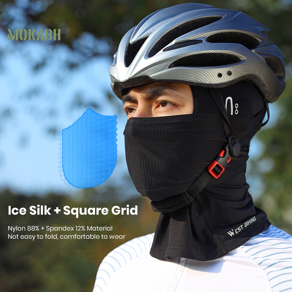 Khăn Trùm Đầu Mềm Mại Thoáng Khí Chống Tia UV Chống Bụi Bảo Vệ Toàn Diện