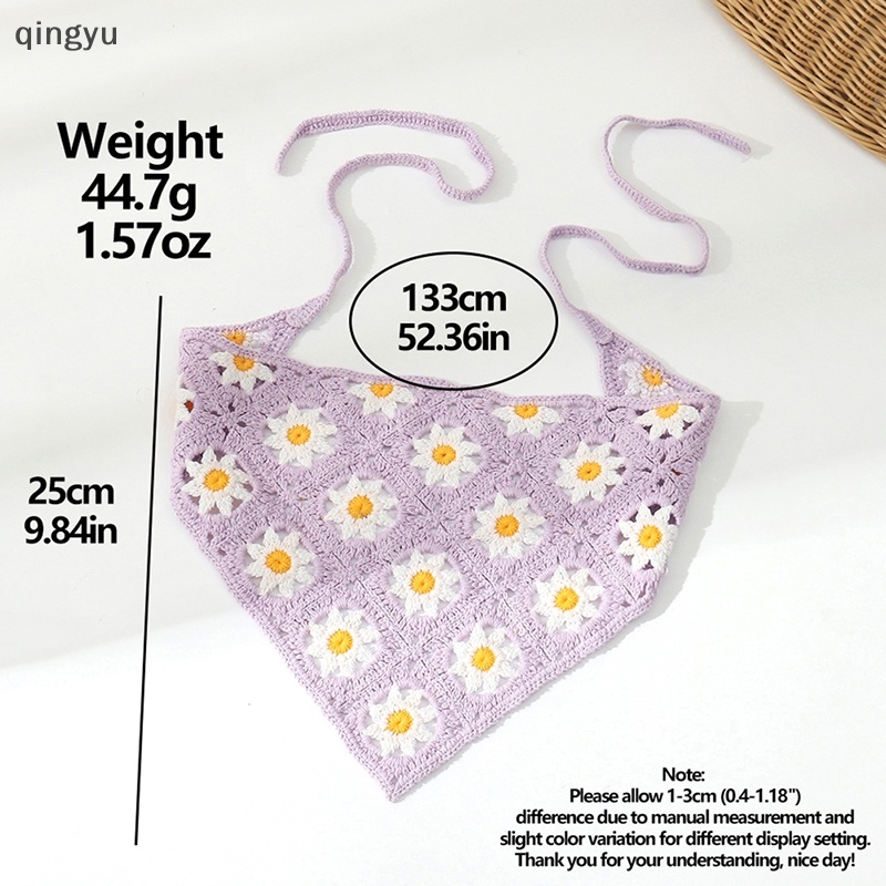 1 Băng Đô Đan Len Hình Tam Giác Có Thể Điều Chỉnh Cho Nữ