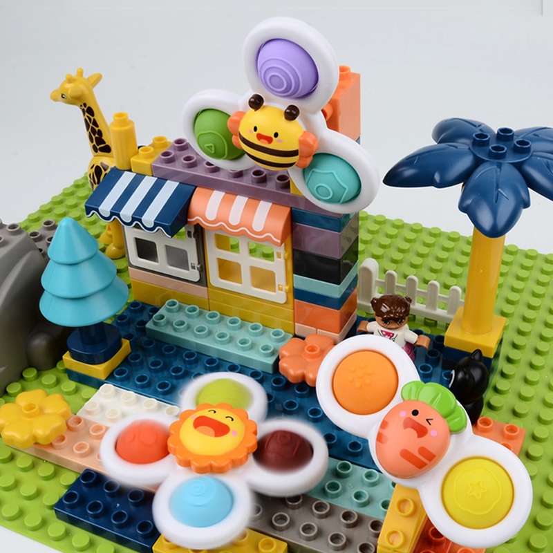 Set 3 Con Quay Đồ Chơi Fidget Spinner MàU SắC NgẫU Nhiên GiúP GiảM Stress Cho Trẻ Em
