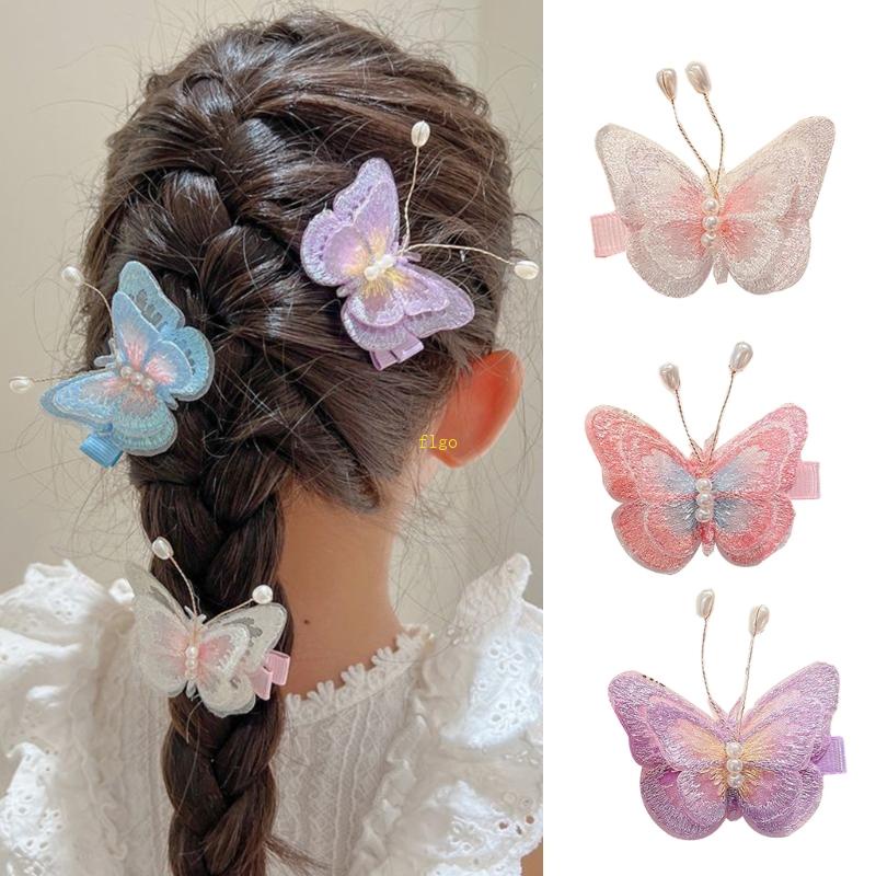 Kẹp Tóc Hình Bướm Phong Cách Trung Hoa Dễ Thương Cho Bé Gái