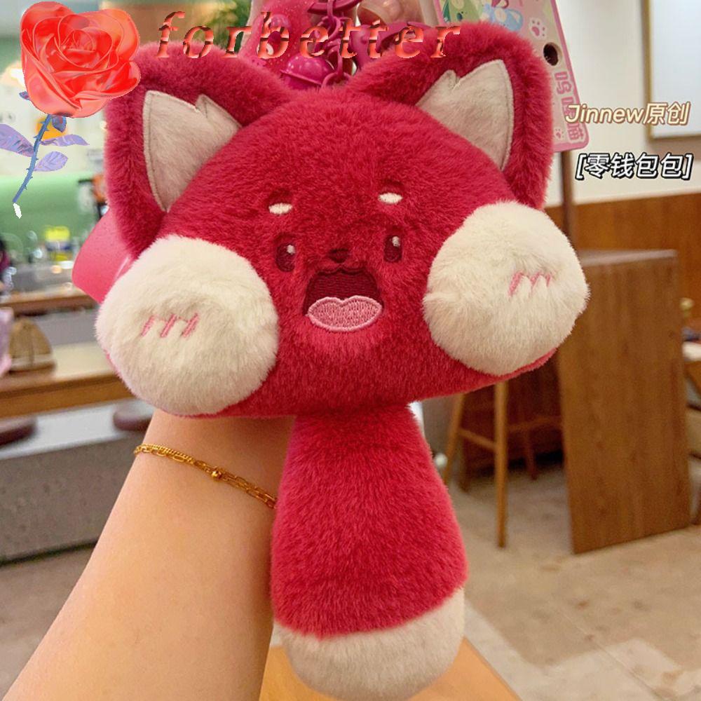 Ví Đựng Tiền Xu Hình Mèo Nhồi Bông Có Khóa Kéo Dễ Thương Cho Bé Gái