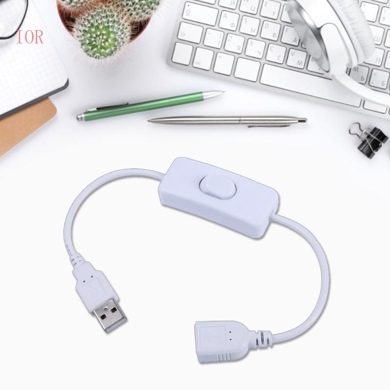 Dây Cáp USB Công Tắc Màu Trắng Đen 30CM 11 8 Inch